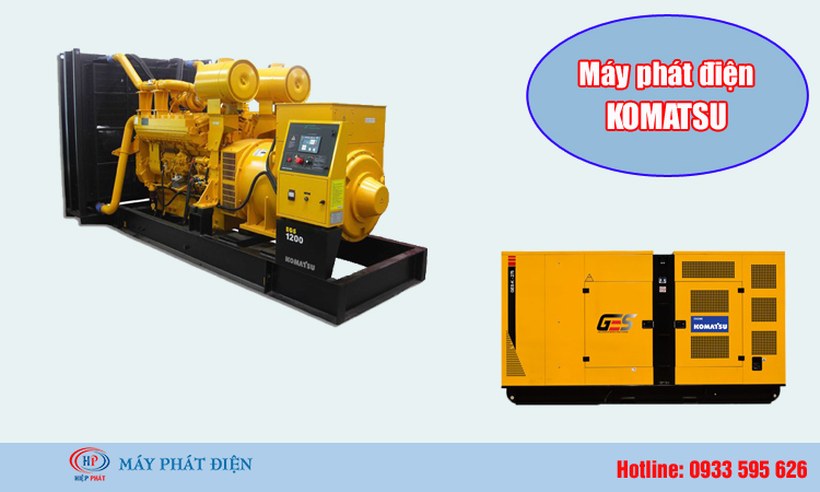 Máy phát điện komatsu