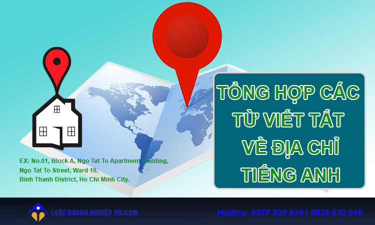 Các từ viết tắt về địa chỉ trong tiếng anh